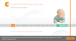 Desktop Screenshot of physio-lange.de